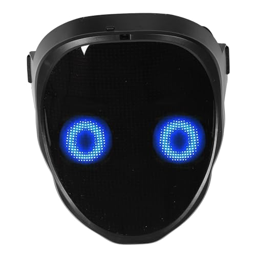 FTVOGUE 46x58 LED LED Leuchtete Gesichtsabdeckung Programmierbare Geste Sensing Life LED Mask Luminous Facial Cover für Cosplay Festival Party von FTVOGUE