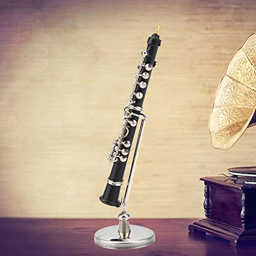 Miniatur Oboe Modell Mini Musikinstrument Puppenhaus Ornamente Weihnachten Geburtstagsgeschenk Home Decoration von FTVOGUE