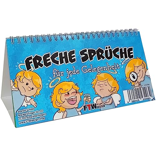 FTWDesign Freche Sprüche für Jede Gelegenheit Spruchaufsteller mit lustigem Engel von FTWDesign