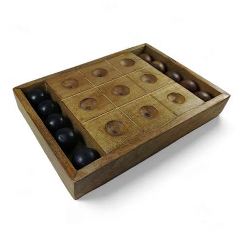 Gesellschaftsspiel Tic Tac Toe Spiel Brettspiel aus Holz von FTWDesign