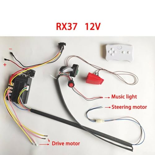 FUBESK Große Auswahl an Modellen erhältlich: RX23, RX37, RX30, RX19, Kinder-Elektroauto-Kabel- und Schalter-Kit (RX30 24 V A) von FUBESK