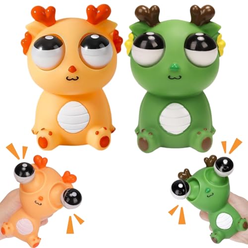 Anti Stress Spielzeug, 2025 Neu Stress Spielzeug Popping Out Eyes, Funny Squeeze Toy, lustig Anti Stress Ball, Fidget Toys, Quetsch Spielzeug, Stressball für Erwachsene Kinder (AD) von FUFRE