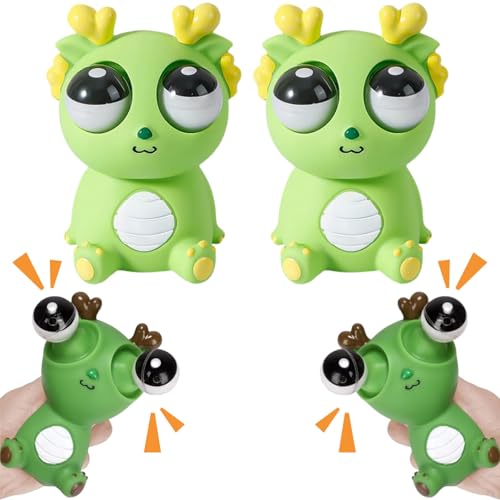 Anti Stress Spielzeug, 2025 Neu Stress Spielzeug Popping Out Eyes, Funny Squeeze Toy, lustig Anti Stress Ball, Fidget Toys, Quetsch Spielzeug, Stressball für Erwachsene Kinder (C*2) von FUFRE