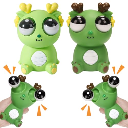 Anti Stress Spielzeug, 2025 Neu Stress Spielzeug Popping Out Eyes, Funny Squeeze Toy, lustig Anti Stress Ball, Fidget Toys, Quetsch Spielzeug, Stressball für Erwachsene Kinder (CD) von FUFRE