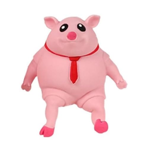 Schwein Quetsch Spielzeug, lustig Anti Stress Schwein, Squishy Anti Stress Spielzeug, Funny Stress Spielzeug, Fidget Toys, Schwein Zum Schlagen, Squeeze Toy, ideal lustige Geschenke (S) von FUFRE