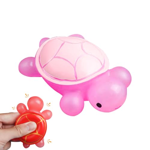 Squishy Schildkröte, 6er Set Fidget Toys, Anti Stress Spielzeug in 6 Farben, 3D Stress Spielzeug in Langsame Erholung, Quetsch Spielzeug, Squeeze Toy, für Kinder Erwachsen (Set1) von FUFRE