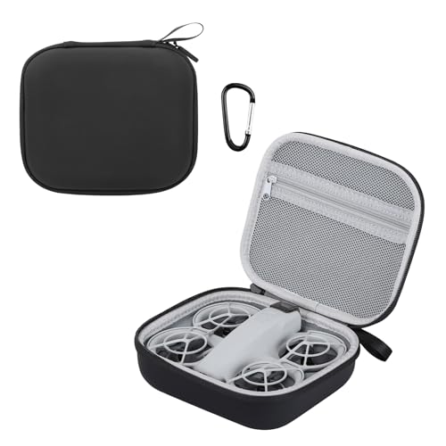 Tasche Für DJI Neo Drone Zubehör, Tragbare Reisetasche Tragetasche Für DJI Neo Fly More Combo Drohne Und RC-N3 Fernsteuerungs Zubehör (Schwarz) von FUFRE