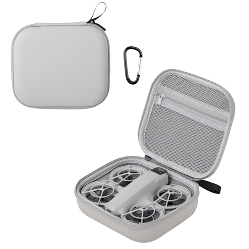 Tasche Für DJI Neo Drone Zubehör, Tragbare Reisetasche Tragetasche Für DJI Neo Fly More Combo Drohne Und RC-N3 Fernsteuerungs Zubehör (grau) von FUFRE