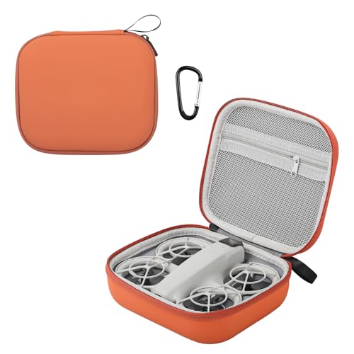 Tasche Für DJI Neo Drone Zubehör, Tragbare Reisetasche Tragetasche Für DJI Neo Fly More Combo Drohne Und RC-N3 Fernsteuerungs Zubehör (orange) von FUFRE