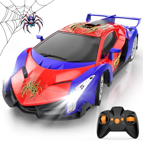 Ferngesteuertes Auto, 1:18 Wiederaufladbar RC Rennauto Ferngesteuert Spider Spielzeug ab 3 4 5 6 7 8 Jahre Geschenk Junge Mädchen LED Blinken Remote Control Car Indoor Outdoor Draußen Kinder Spiele Ferngesteuertes Auto, 1:18 Wiederaufladbar RC Rennauto Ferngesteuert Spider Spielzeug ab 3 4 5 6 7 8 Jahre Geschenk Junge Mädchen LED Blinken Remote Control Car Indoor Outdoor Draußen Kinder Spiele von FUIOCOCP