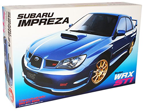 FUJIMI Subaru Impreza Limousine WRX Sti Blau 2005-2007 Gd F-g Bausatz Kit 1/24 Modellauto Modell Auto von Fujimi