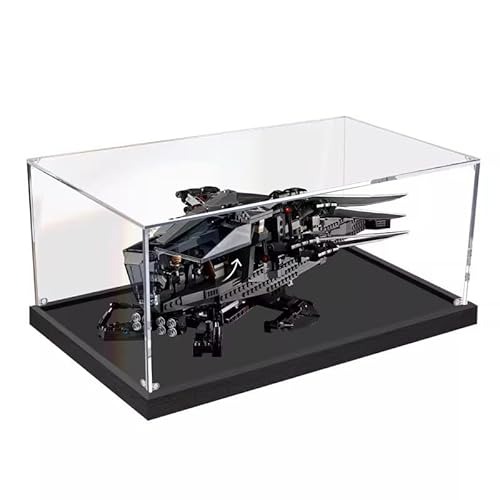 FULHOLPE Acryl Vitrine Kompatibel Mit 10327 Dune Atreides Royal Ornithopter, Schaukasten Showcase Staubdichte Display Case für 10327 - Nicht Enthalten Modellbausatz von FULHOLPE