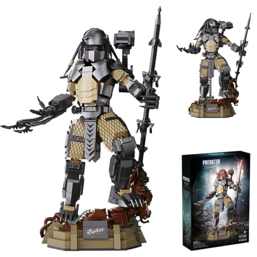 FULHOLPE Xenomo Modell Bausteine Set, 978+ Klemmbausteine Außerirdischer Predator ModellBausatz Xenomo The Yautja Konstruktionsspielzeug Kompatibel mit Großen Marken FULHOLPE Xenomo Modell Bausteine Set, 978+ Klemmbausteine Außerirdischer Predator ModellBausatz Xenomo The Yautja Konstruktionsspielzeug Kompatibel mit Großen Marken von FULHOLPE
