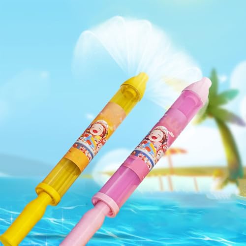 Wasserfeuerwerk-Spielzeug, Feuerwerk-Wasserpistole, Feuerwerk-Wasserpistole schießt Wasser, lustiges Feuerwerk-Effekt-Spritzwasserspielzeug für Sommerschwimmen, Strand, Gartenspiel (2PC-B) von FUMIOS