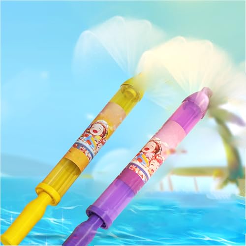 Wasserfeuerwerk-Spielzeug, Feuerwerk-Wasserpistole, Feuerwerk-Wasserpistole schießt Wasser, lustiges Feuerwerk-Effekt-Spritzwasserspielzeug für Sommerschwimmen, Strand, Gartenspiel (2PC-D) von FUMIOS