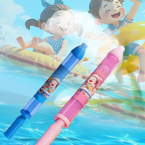 Wasserfeuerwerk-Spielzeug, Feuerwerk-Wasserpistole, Feuerwerk-Wasserpistole schießt Wasser, lustiges Feuerwerk-Effekt-Spritzwasserspielzeug für Sommerschwimmen, Strand, Gartenspiel (2PC-E) von FUMIOS