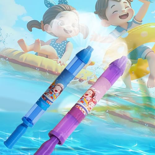 Wasserfeuerwerk-Spielzeug, Feuerwerk-Wasserpistole, Feuerwerk-Wasserpistole schießt Wasser, lustiges Feuerwerk-Effekt-Spritzwasserspielzeug für Sommerschwimmen, Strand, Gartenspiel (2PC-F) von FUMIOS