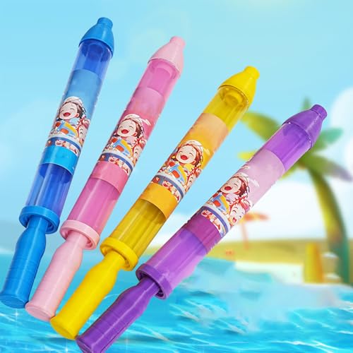 Wasserfeuerwerk-Spielzeug, Feuerwerk-Wasserpistole, Feuerwerk-Wasserpistole schießt Wasser, lustiges Feuerwerk-Effekt-Spritzwasserspielzeug für Sommerschwimmen, Strand, Gartenspiel (4PC) von FUMIOS