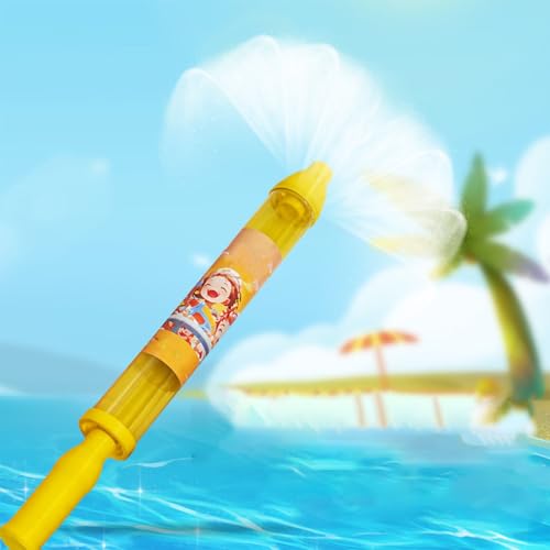 Wasserfeuerwerk-Spielzeug, Feuerwerk-Wasserpistole, Feuerwerk-Wasserpistole schießt Wasser, lustiges Feuerwerk-Effekt-Spritzwasserspielzeug für Sommerschwimmen, Strand, Gartenspiel (Yellow) von FUMIOS