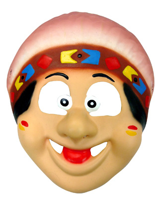 Indianer-Maske Kinder bunt von FUN PACK