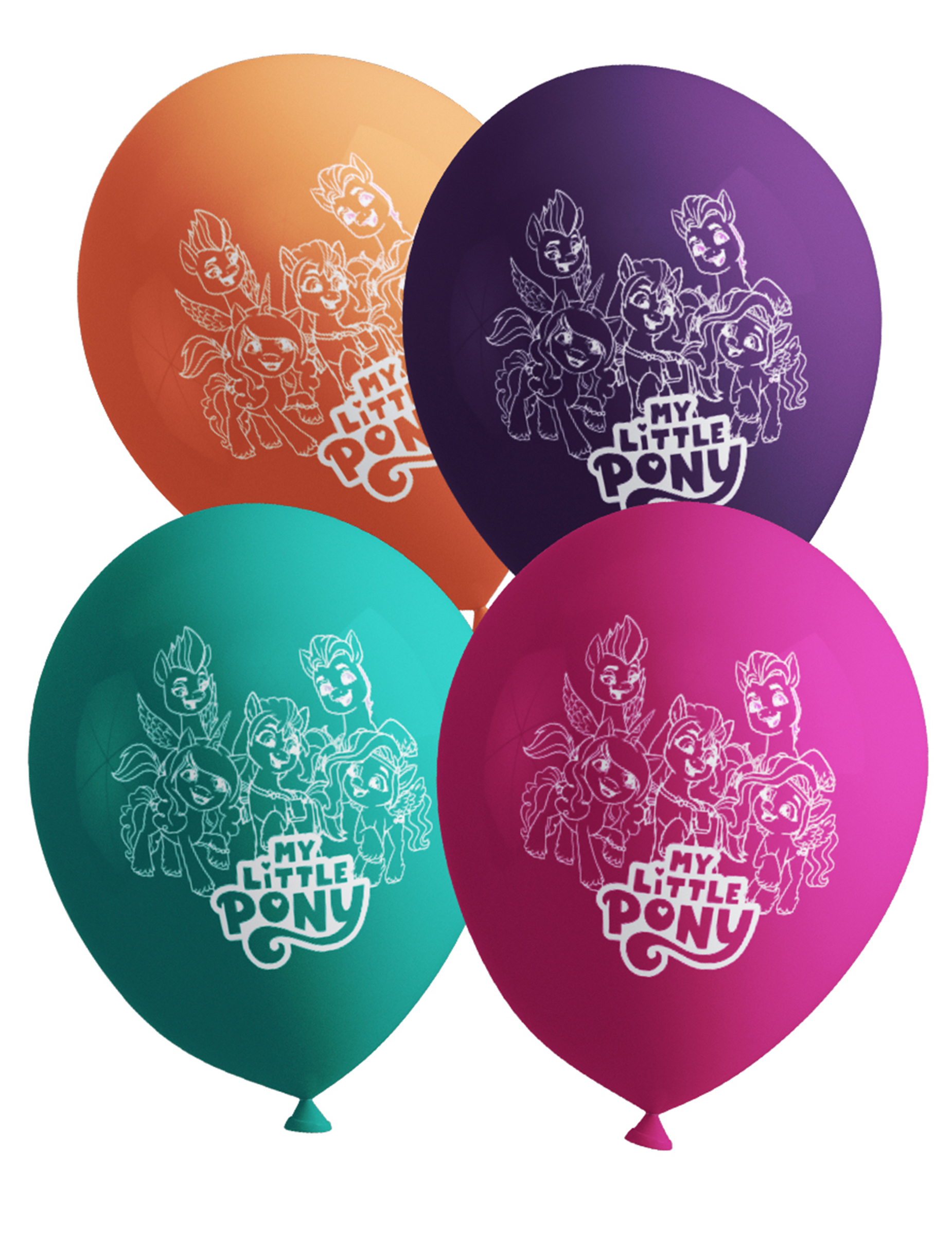 8 Ballons My Little Pony von FUNIGLOBAL