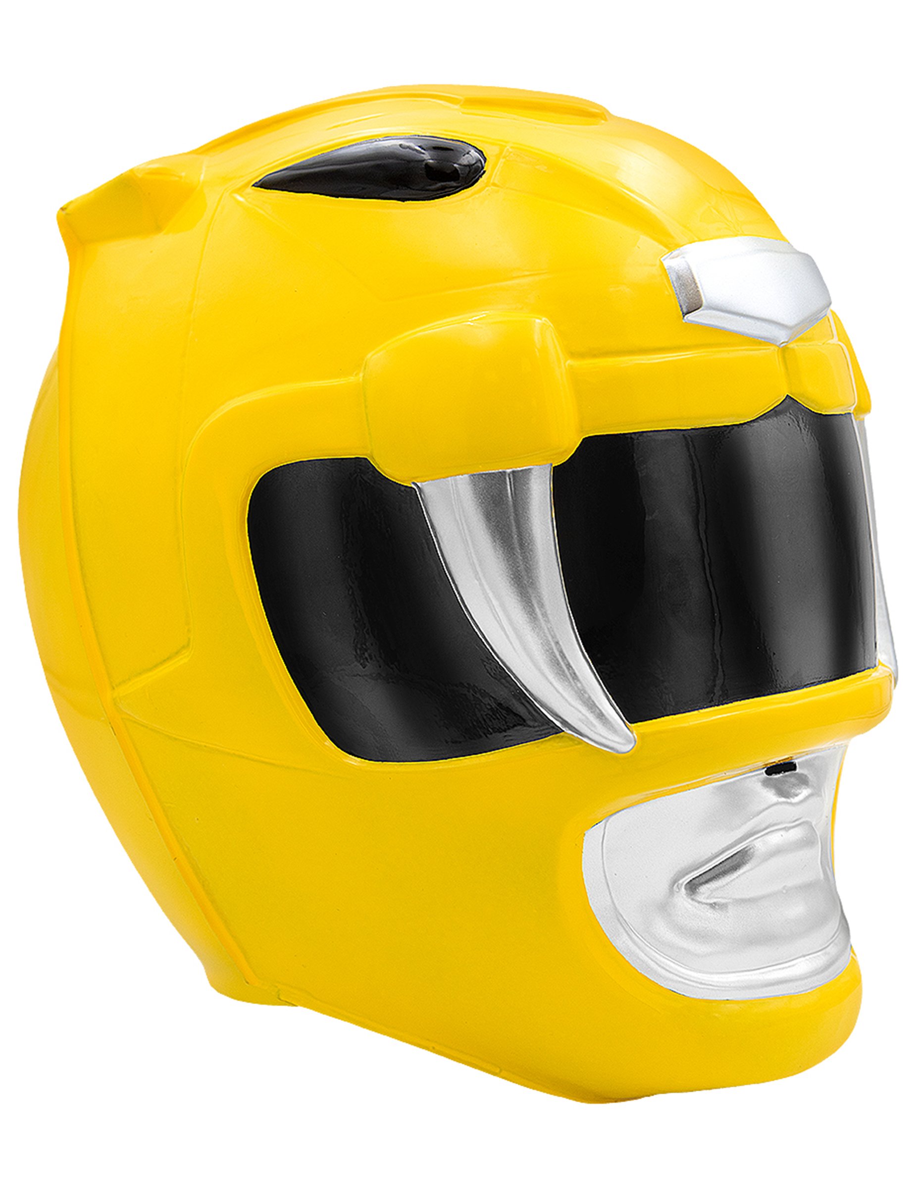 Gelber Power Ranger Maske Erwachsene von FUNIGLOBAL