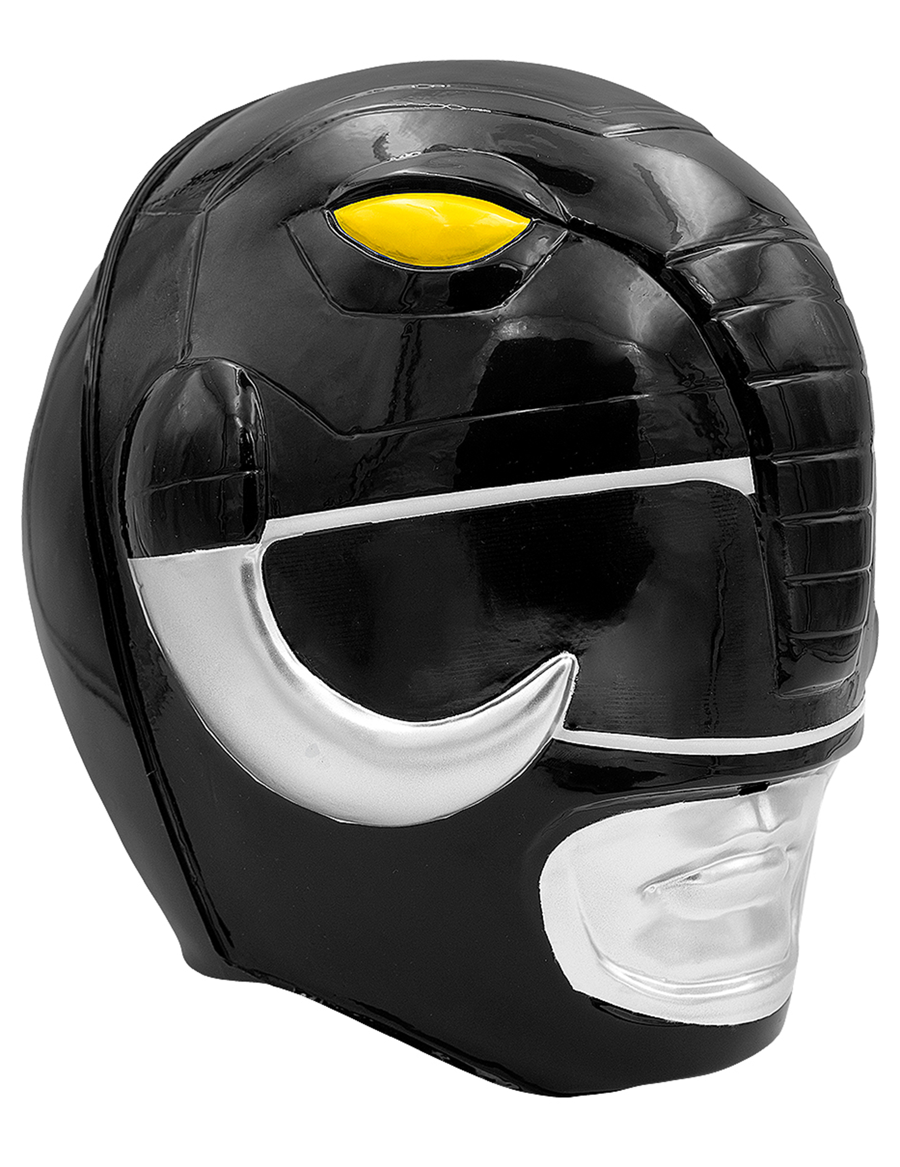 Power Ranger Helm Erwachsene Schwarz von FUNIGLOBAL