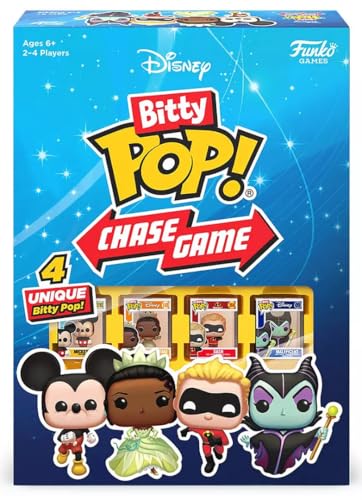 Funko Games Bitty Pop! Chase Game Disney, für 2-4 Spieler, ab 6 Jahren von FUNKO GAMES