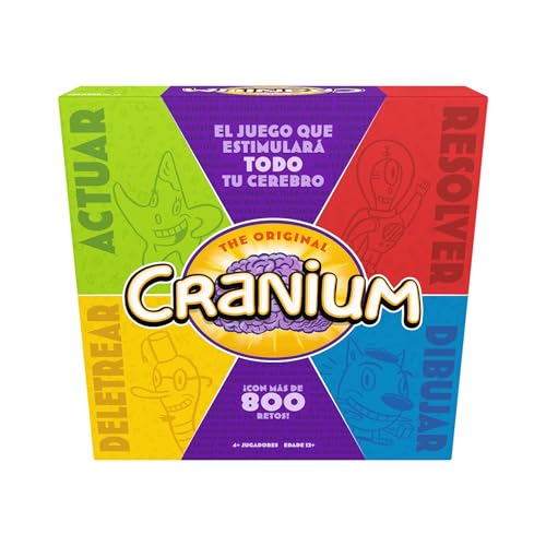 FUNKO Games - CRANIUM Clásico - Nueva Edición Española - Juego de Ambiente Divertido - Adultos y Niños ab 12 Años - 800 Desafíos para Jugar en Familia o con Amigos - Material Incluido - 45 Mi von FUNKO GAMES