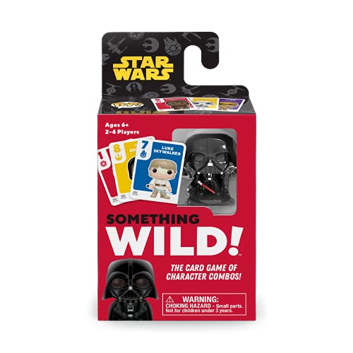 Funko Something Wild Familienkarte – Star Wars Darth Vader (inkl. Mini-Pop!) Ideal für Kinder ab 6 Jahren – Spaß für die ganze Familie Brettspiel 58687 von FUNKO GAMES