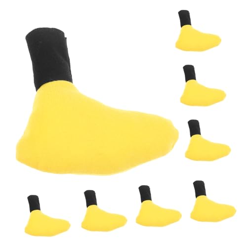 FUNNETOYU 10 Stück Teiliges Gelbe Plüsch-entenfüße Weiche Stofftier-Accessoires Abnehmbare Puppenfüße für Handgefertigte Kuscheltiere Vielseitig Einsetzbar Passend für Plüschspielzeuge FUNNETOYU 10 Stück Teiliges Gelbe Plüsch-entenfüße Weiche Stofftier-Accessoires Abnehmbare Puppenfüße für Handgefertigte Kuscheltiere Vielseitig Einsetzbar Passend für Plüschspielzeuge von FUNNETOYU