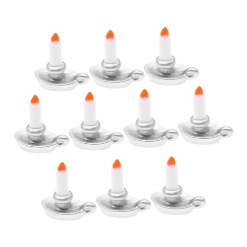 FUNNETOYU 10 Stück Teiliges Miniatur Kerzenhalter Vintage Stil Kleine Puppenhaus Kerzenständer Dekoration für Kreative DIY Szenen Rollenspiel und Puppenhausmöbel Zubehör FUNNETOYU 10 Stück Teiliges Miniatur Kerzenhalter Vintage Stil Kleine Puppenhaus Kerzenständer Dekoration für Kreative DIY Szenen Rollenspiel und Puppenhausmöbel Zubehör von FUNNETOYU