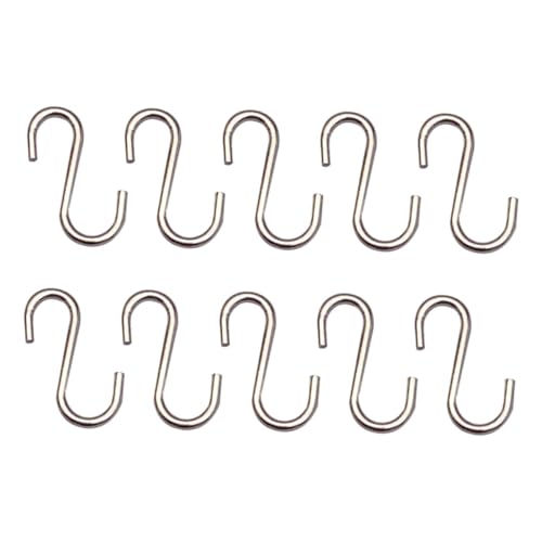 FUNNETOYU 10 Stück Teiliges Miniatur S Haken aus Silbernem für Puppenhausküchen Fein Poliert Praktische Aufhängehaken für Puppenzubehör für Kleine Häuser Organisieren FUNNETOYU 10 Stück Teiliges Miniatur S Haken aus Silbernem für Puppenhausküchen Fein Poliert Praktische Aufhängehaken für Puppenzubehör für Kleine Häuser Organisieren von FUNNETOYU