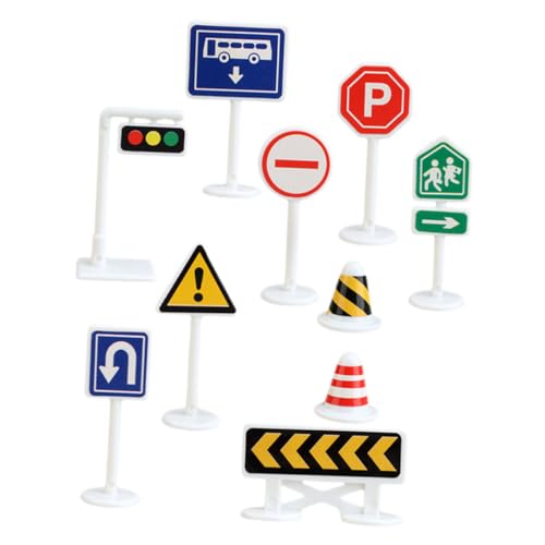 FUNNETOYU 10 Stück Teiliges Verkehrsschilder Spielset für Leichte Verschleißfeste Lernspielzeuge zur Verkehrssicherheit Kompakt und Praktisch für Fantasievolles und Pädagogische Nutzung FUNNETOYU 10 Stück Teiliges Verkehrsschilder Spielset für Leichte Verschleißfeste Lernspielzeuge zur Verkehrssicherheit Kompakt und Praktisch für Fantasievolles und Pädagogische Nutzung von FUNNETOYU