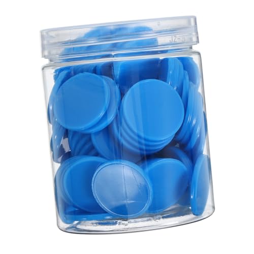 FUNNETOYU 100 Stück Bunte und Zählchips aus Abs Kunststoff Kleine Marken für Matheübungen Gruppenspiele und Familienspiele Leicht und Tragbar FUNNETOYU 100 Stück Bunte und Zählchips aus Abs Kunststoff Kleine Marken für Matheübungen Gruppenspiele und Familienspiele Leicht und Tragbar von FUNNETOYU