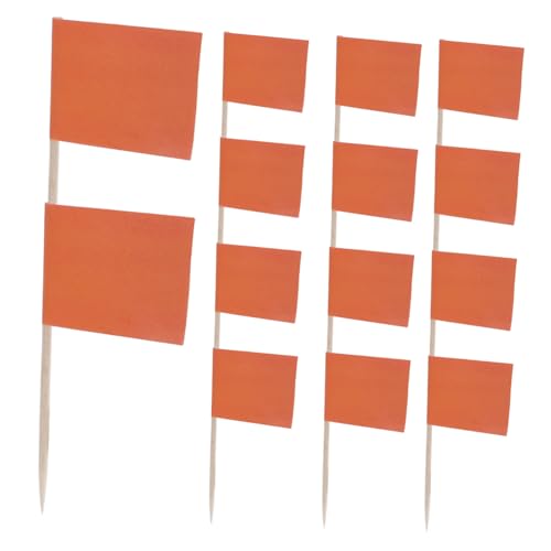 FUNNETOYU 100 Stück Kleine Zahnstocher Flaggen in Orange Essbare Mini Fahnen zum Dekorieren von Kuchen Käse und Obst Vielseitige Party Cupcake Topper Einfache Handhabung für Outdoor Events FUNNETOYU 100 Stück Kleine Zahnstocher Flaggen in Orange Essbare Mini Fahnen zum Dekorieren von Kuchen Käse und Obst Vielseitige Party Cupcake Topper Einfache Handhabung für Outdoor Events von FUNNETOYU