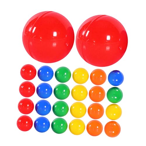 FUNNETOYU 100 Stück Teiliges Kunststoff lotteriebälle Bunte Ziehungsbälle für Partyaktivitäten Robuste und Wiederverwendbare Spielbälle für Tombola Fest und Karneval FUNNETOYU 100 Stück Teiliges Kunststoff lotteriebälle Bunte Ziehungsbälle für Partyaktivitäten Robuste und Wiederverwendbare Spielbälle für Tombola Fest und Karneval von FUNNETOYU
