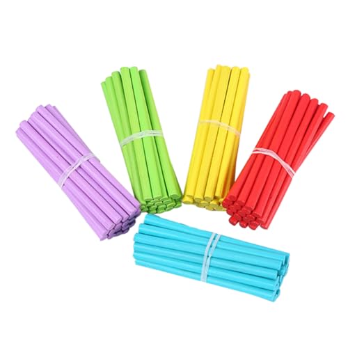 FUNNETOYU 100 Stück Teiliges Montessori Mathe Bunte Holz Zählstäbchen für Vorschule Rechnen Lernen Addition Subtraktion Multiplikation Division Geeignet Ab Jahren FUNNETOYU 100 Stück Teiliges Montessori Mathe Bunte Holz Zählstäbchen für Vorschule Rechnen Lernen Addition Subtraktion Multiplikation Division Geeignet Ab Jahren von FUNNETOYU