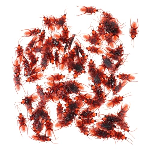 FUNNETOYU 100 Stück Teiliges Realistische Gefälschte Kakerlaken aus Stabilem Wiederverwendbare Halloween Party Requisiten für Praktische Scherze und Gruselige Dekoration Langlebige FUNNETOYU 100 Stück Teiliges Realistische Gefälschte Kakerlaken aus Stabilem Wiederverwendbare Halloween Party Requisiten für Praktische Scherze und Gruselige Dekoration Langlebige von FUNNETOYU
