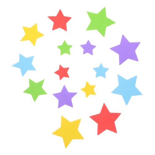 FUNNETOYU 10er Packungen Pack Mehrfarbige Eva Sterne Aufkleber Selbstklebend Verschiedene für DIY Bastelprojekte Scrapbooking Schulprojekte Kreative Sterne Sticker für Teens FUNNETOYU 10er Packungen Pack Mehrfarbige Eva Sterne Aufkleber Selbstklebend Verschiedene für DIY Bastelprojekte Scrapbooking Schulprojekte Kreative Sterne Sticker für Teens von FUNNETOYU