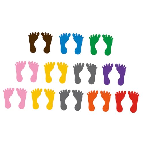 FUNNETOYU 12 Paare Kindergarten Fußabdruck Aufkleber Wasserfest Bodensticker Bunte Farbmischung rutschfeste Kinderspielbereich Dekoration Fußmarken Sticker Zufällige Farbe Zufällige Farbe FUNNETOYU 12 Paare Kindergarten Fußabdruck Aufkleber Wasserfest Bodensticker Bunte Farbmischung rutschfeste Kinderspielbereich Dekoration Fußmarken Sticker Zufällige Farbe Zufällige Farbe von FUNNETOYU