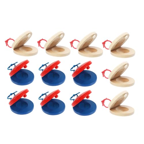 FUNNETOYU 12 Stück Teiliges Holz Castanet Musikinstrumente Percussion Pädagogisch Sicher Glatt Fördert Rhythmusgefühl für Musikalische Früherziehung Jungen Mädchen FUNNETOYU 12 Stück Teiliges Holz Castanet Musikinstrumente Percussion Pädagogisch Sicher Glatt Fördert Rhythmusgefühl für Musikalische Früherziehung Jungen Mädchen von FUNNETOYU
