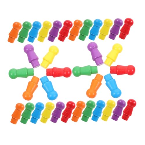 FUNNETOYU 120 Stück Teiliges Bunte Holzspielsteine für Strategiespiele Farbenfrohe Spielfiguren in Farben Ersatz Schachfiguren aus Holz für Brettspiele Kindgerecht und Einfach zu Handhaben FUNNETOYU 120 Stück Teiliges Bunte Holzspielsteine für Strategiespiele Farbenfrohe Spielfiguren in Farben Ersatz Schachfiguren aus Holz für Brettspiele Kindgerecht und Einfach zu Handhaben von FUNNETOYU