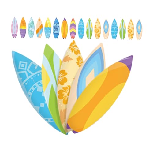 FUNNETOYU 120 Stück Teiliges Selbstklebender Surfboard-Aufkleber Hawaiianisches Sommerdekor Wasserfest für Strand Meer und Skimboard Langlebige Surfbretter Sticker ohne Rückstände für FUNNETOYU 120 Stück Teiliges Selbstklebender Surfboard-Aufkleber Hawaiianisches Sommerdekor Wasserfest für Strand Meer und Skimboard Langlebige Surfbretter Sticker ohne Rückstände für von FUNNETOYU