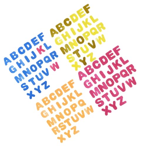 FUNNETOYU 130 Stück Teiliges Buchstaben Eva Sticker Selbstklebend Glitzernde Moosgummi Aufkleber Bunte Buchstaben für DIY Basteln Scrapbooking Dekoration FUNNETOYU 130 Stück Teiliges Buchstaben Eva Sticker Selbstklebend Glitzernde Moosgummi Aufkleber Bunte Buchstaben für DIY Basteln Scrapbooking Dekoration von FUNNETOYU