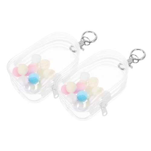 FUNNETOYU 2 STÜCK Transparente Pouch Schlüsselanhänger Tasche mit Reißverschluss PVC Durchsichtiges Display für Puppen Weicher Schutzbeutel Tragbare Aufbewahrungstasche für Kleine Figuren FUNNETOYU 2 STÜCK Transparente Pouch Schlüsselanhänger Tasche mit Reißverschluss PVC Durchsichtiges Display für Puppen Weicher Schutzbeutel Tragbare Aufbewahrungstasche für Kleine Figuren von FUNNETOYU
