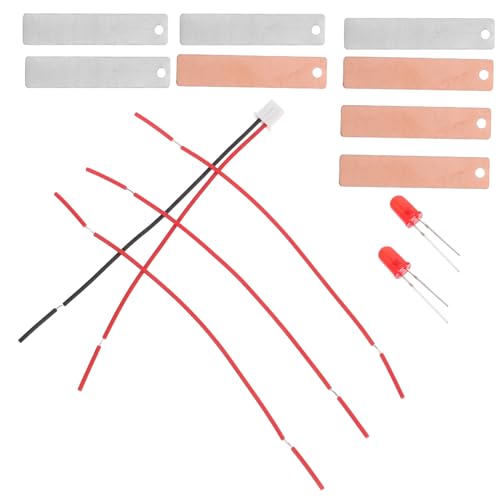 FUNNETOYU 2 Sätze DIY Fruchtbatterie Experimentierkit mit Kupfer Elektroden Kartoffel Zitronen Schaltkreis Bausatz mit LED Physik Lernspielzeug für Familienunterricht FUNNETOYU 2 Sätze DIY Fruchtbatterie Experimentierkit mit Kupfer Elektroden Kartoffel Zitronen Schaltkreis Bausatz mit LED Physik Lernspielzeug für Familienunterricht von FUNNETOYU