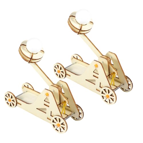 FUNNETOYU 2 Sätze DIY Holz Schleuder Bausatz Stem Lernspielzeug für Physik und Technik Tragbares Modell für Wissenschaftsprojekte Fördert Problemlösung und Hand-Auge-koordination FUNNETOYU 2 Sätze DIY Holz Schleuder Bausatz Stem Lernspielzeug für Physik und Technik Tragbares Modell für Wissenschaftsprojekte Fördert Problemlösung und Hand-Auge-koordination von FUNNETOYU