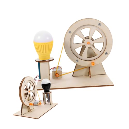 FUNNETOYU 2 Sätze Handkurbelgenerator aus Holz für Wissenschaftliche Experimente DIY Stromerzeugung Manuelles Lernspielzeug für Fördert Beobachtung und Praktische Fähigkeiten FUNNETOYU 2 Sätze Handkurbelgenerator aus Holz für Wissenschaftliche Experimente DIY Stromerzeugung Manuelles Lernspielzeug für Fördert Beobachtung und Praktische Fähigkeiten von FUNNETOYU