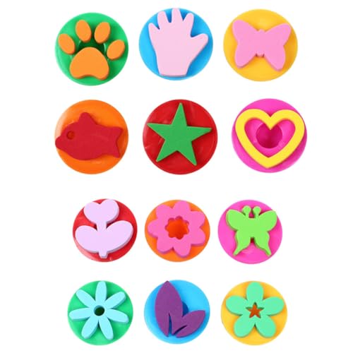 FUNNETOYU 2 Satz DIY Graffiti Stempel Teiliges Buntes Zeichentool mit Lustigen Motiven aus Kunststoff und Eva für Kreatives Malen und Spielerisches Lernen Zufällige Farbe Zufällige Farbe FUNNETOYU 2 Satz DIY Graffiti Stempel Teiliges Buntes Zeichentool mit Lustigen Motiven aus Kunststoff und Eva für Kreatives Malen und Spielerisches Lernen Zufällige Farbe Zufällige Farbe von FUNNETOYU